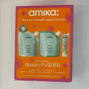 amika Trial Set the kure strength repair set NWT